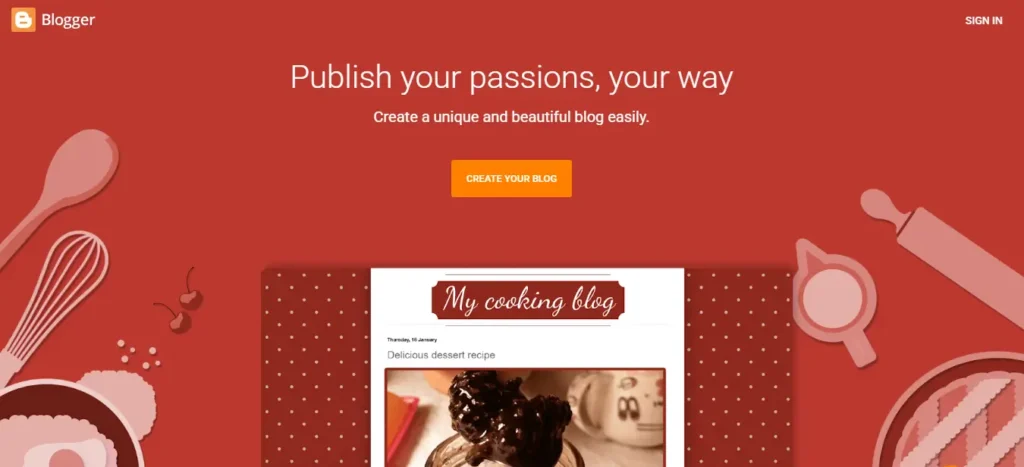 cara membuat blog dengan blogger